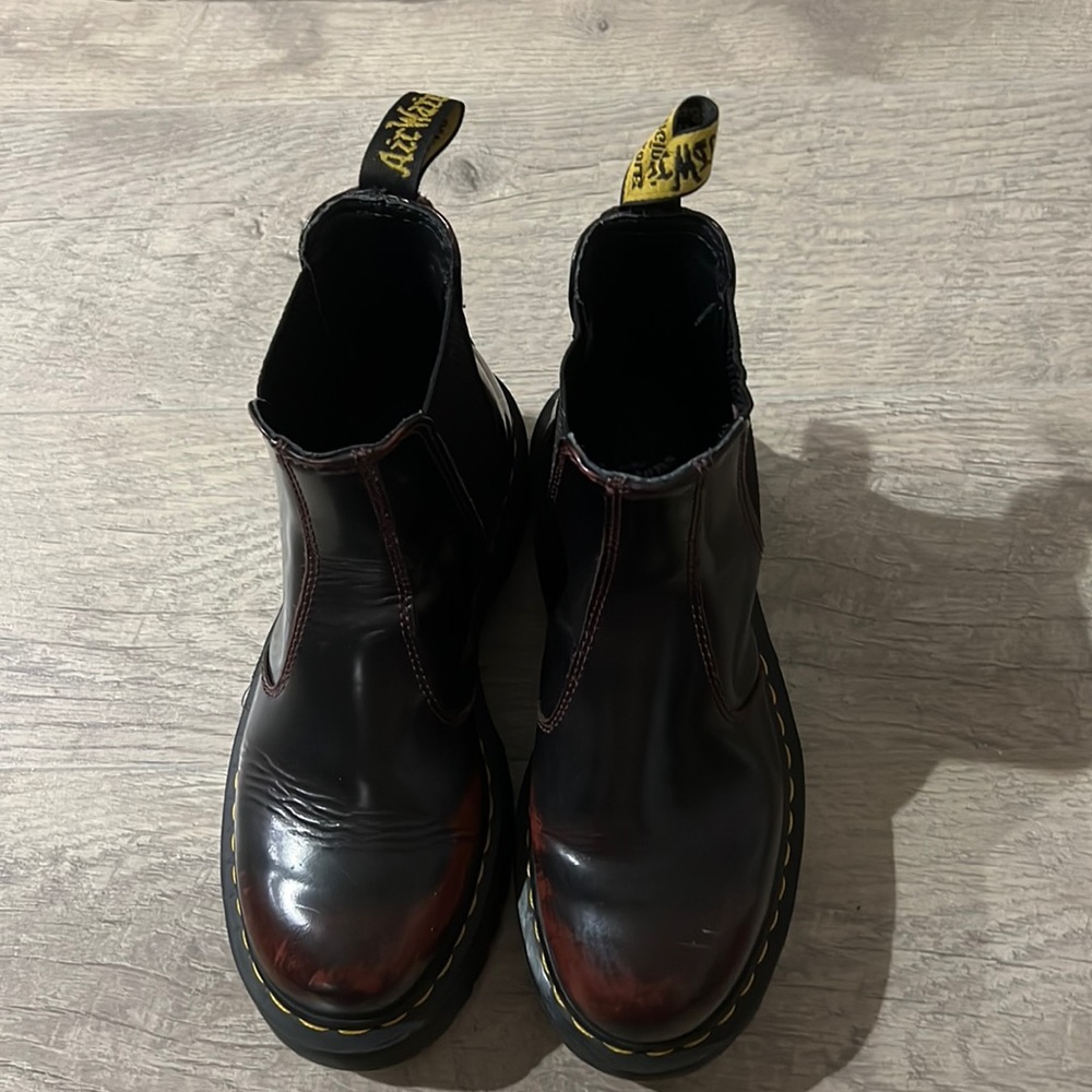 Cherry Red Arcadia Doc Marten Boots